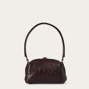 Hug Bag M, brown croco